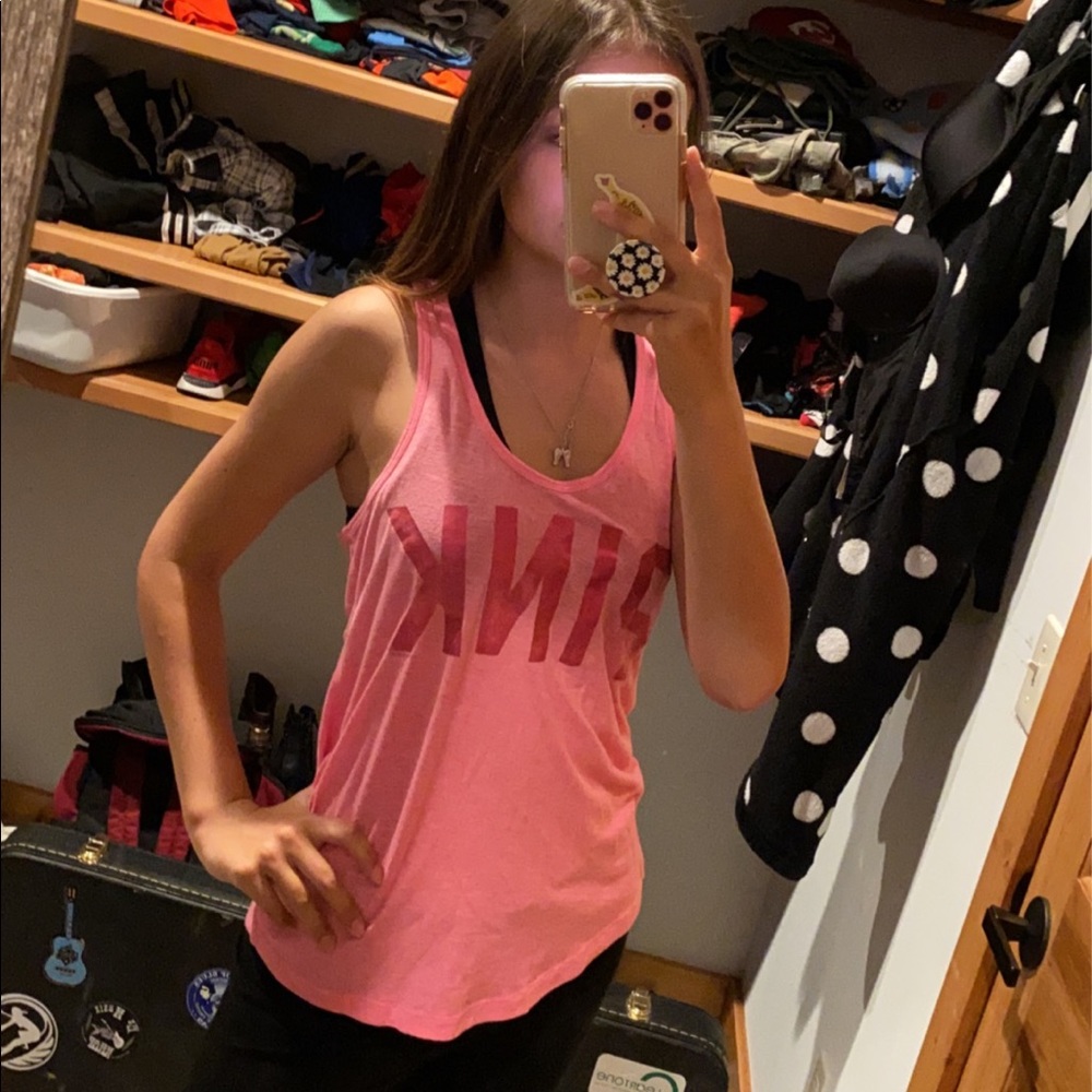 PINK MUSCLE TEE